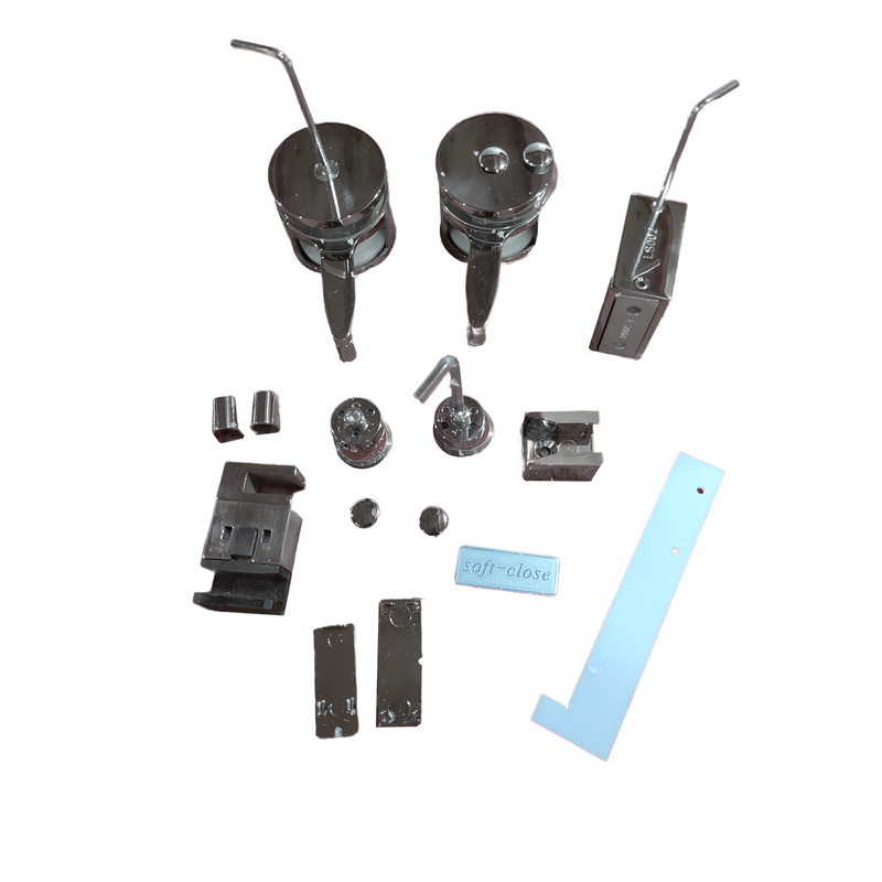 Дверь в нишу Koer SR SD01-120x200-TR-07 прозрачное стекло Easy Clean 8мм, графит (KR5378)