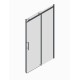 Дверь в нишу Koer SR SD01-140x200-TR-01 прозрачное стекло Easy Clean 8мм, хром (KR5380)