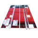 Дверь в нишу Koer SR SD01-140x200-TR-01 прозрачное стекло Easy Clean 8мм, хром (KR5380)