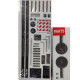 Дверь в нишу Koer SR SD01-140x200-TR-01 прозрачное стекло Easy Clean 8мм, хром (KR5380)