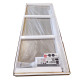 Дверь в нишу Koer SR SD01-140x200-TR-01 прозрачное стекло Easy Clean 8мм, хром (KR5380)