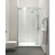 Дверь в нишу Koer SR SD01-140x200-TR-01 прозрачное стекло Easy Clean 8мм, хром (KR5380)