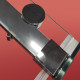 Боковая стенка для кабины Koer SR SW01-90x200-TR-01 прозрачное стекло Easy Clean 8мм, хром (KR5381)