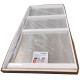 Боковая стенка для кабины Koer SR SW01-90x200-TR-01 прозрачное стекло Easy Clean 8мм, хром (KR5381)