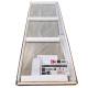 Дверь в нишу Koer SR SD02-120x200-TR-01 прозрачное стекло Easy Clean 8мм, хром (KR5384)