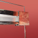 Дверь в нишу Koer SR SD02-120x200-TR-01 прозрачное стекло Easy Clean 8мм, хром (KR5384)