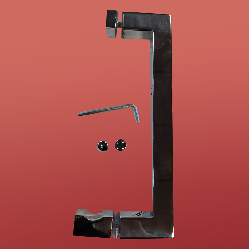 Дверь в нишу Koer SR SD02-120x200-TR-01 прозрачное стекло Easy Clean 8мм, хром (KR5384)
