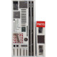 Дверь в нишу Koer SR SD02-120x200-TR-01 прозрачное стекло Easy Clean 8мм, хром (KR5384)