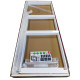 Дверь в нишу Koer SR SD03-140x200-TR-01 прозрачное стекло Easy Clean 8мм, хром (KR5385)