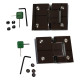 Дверь в нишу Koer SR SD04-100x200-TR-01 прозрачное стекло Easy Clean 10мм, хром (KR5386)
