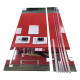 Дверь в нишу Koer SR SD04-100x200-TR-01 прозрачное стекло Easy Clean 10мм, хром (KR5386)