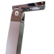Дверь в нишу Koer SR SD04-100x200-TR-01 прозрачное стекло Easy Clean 10мм, хром (KR5386)