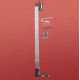 Дверь в нишу Koer SR SD04-100x200-TR-01 прозрачное стекло Easy Clean 10мм, хром (KR5386)