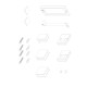 Дверь в нишу Koer SR SD04-100x200-TR-01 прозрачное стекло Easy Clean 10мм, хром (KR5386)