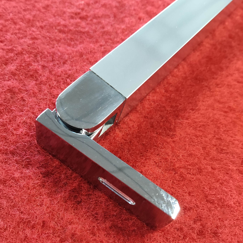 Дверь в нишу Koer SR SD04-120x200-TR-01 прозрачное стекло Easy Clean 10мм, хром (KR5387)