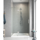 Дверь в нишу Koer SR SD04-120x200-TR-01 прозрачное стекло Easy Clean 10мм, хром (KR5387)
