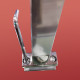 Боковая стенка для кабины Koer SR SW04-80x200-TR-01 прозрачное стекло Easy Clean 10мм, хром (KR5389)