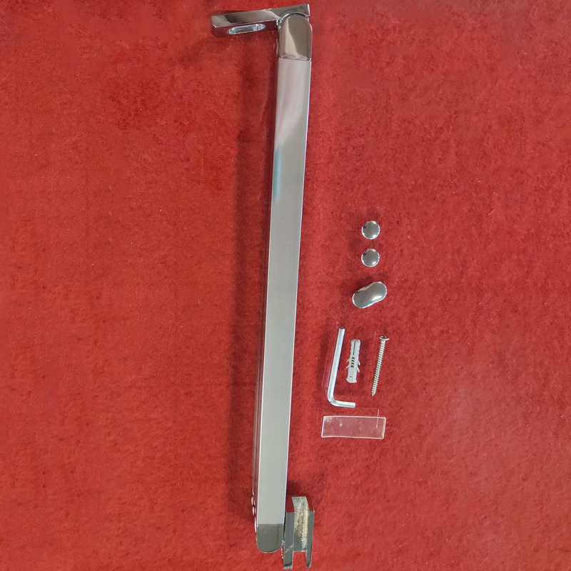 Боковая стенка для кабины Koer SR SW04-80x200-TR-01 прозрачное стекло Easy Clean 10мм, хром (KR5389)