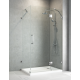 Боковая стенка для кабины Koer SR SW04-80x200-TR-01 прозрачное стекло Easy Clean 10мм, хром (KR5389)