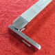 Боковая стенка для кабины Koer SR SW04-80x200-TR-01 прозрачное стекло Easy Clean 10мм, хром (KR5389)