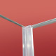 Боковая стенка для кабины Koer SR SW04-80x200-TR-01 прозрачное стекло Easy Clean 10мм, хром (KR5389)