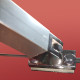 Боковая стенка для кабины Koer SR SW04-80x200-TR-01 прозрачное стекло Easy Clean 10мм, хром (KR5389)