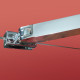 Боковая стенка для кабины Koer SR SW04-80x200-TR-01 прозрачное стекло Easy Clean 10мм, хром (KR5389)