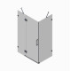 Боковая стенка для кабины Koer SR SW04-90x200-TR-01 прозрачное стекло Easy Clean 10мм, хром (KR5390)