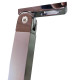 Боковая стенка для кабины Koer SR SW04-90x200-TR-01 прозрачное стекло Easy Clean 10мм, хром (KR5390)