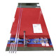 Боковая стенка для кабины Koer SR SW04-90x200-TR-01 прозрачное стекло Easy Clean 10мм, хром (KR5390)