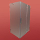 Боковая стенка для кабины Koer SR SW04-90x200-TR-07 прозрачное стекло Easy Clean 10мм, графит (KR5391)
