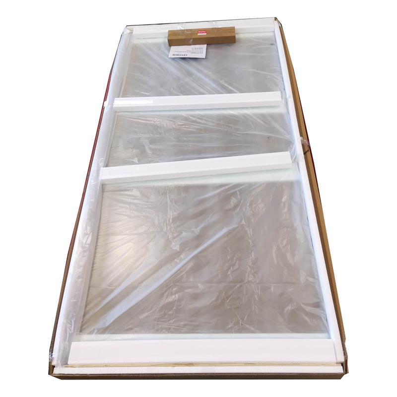 Боковая стенка для кабины Koer SR SW04-90x200-TR-07 прозрачное стекло Easy Clean 10мм, графит (KR5391)