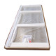 Душевая перегородка Koer SR SP01-90x200-TR-01 Walk-In прозрачное стекло Easy Clean 8мм, хром (KR5392)