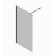 Душевая перегородка Koer SR SP01-100x200-TR-01 Walk-In прозрачное стекло Easy Clean 8мм, хром (KR5393)