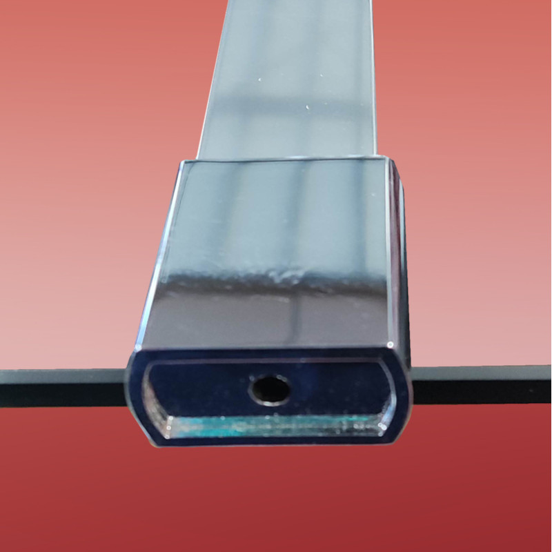 Душевая перегородка Koer SR SP01-100x200-TR-01 Walk-In прозрачное стекло Easy Clean 8мм, хром (KR5393)