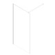 Душевая перегородка Koer SR SP01-120x200-TR-01 Walk-In прозрачное стекло Easy Clean 8мм, хром (KR5394)
