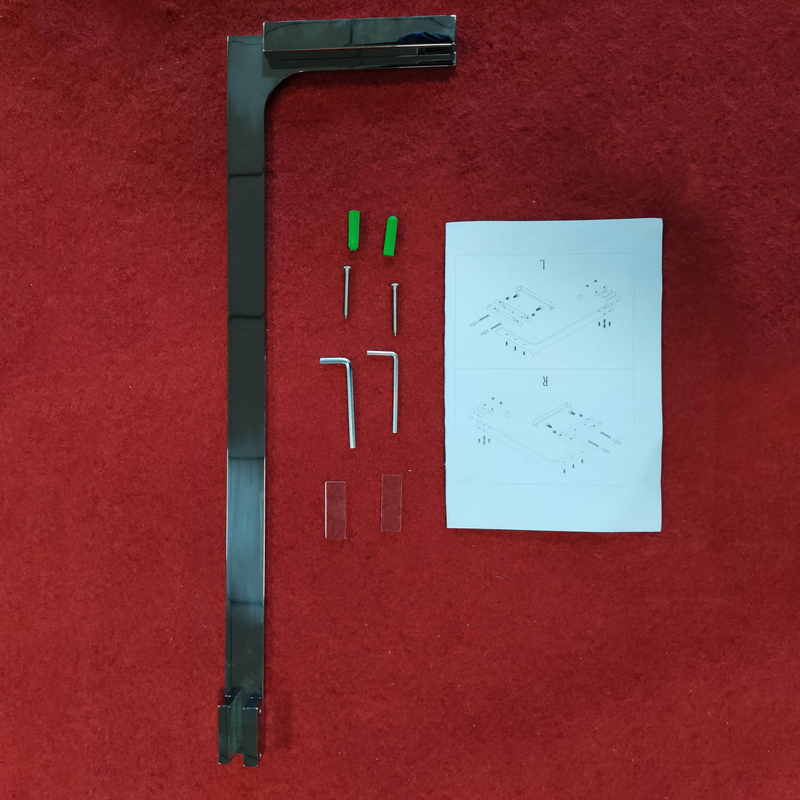 Душевая перегородка Koer SR SP02-100x200-TR-01 Walk-In прозрачное стекло Easy Clean 8мм, хром (KR5395)