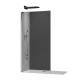 Душевая перегородка Koer SR SP02-100x200-TR-01 Walk-In прозрачное стекло Easy Clean 8мм, хром (KR5395)