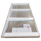 Душевая перегородка Koer SR SP02-100x200-TR-01 Walk-In прозрачное стекло Easy Clean 8мм, хром (KR5395)