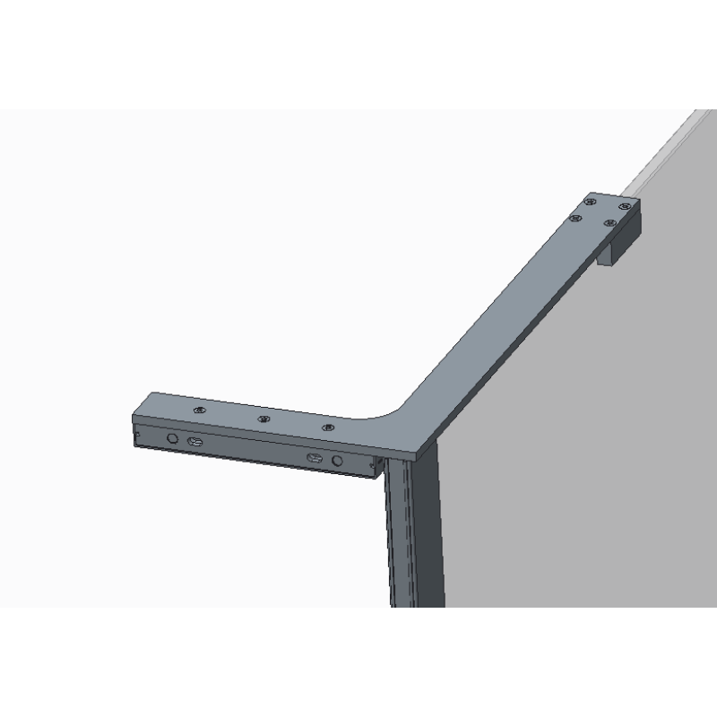 Душевая перегородка Koer SR SP02-100x200-TR-12 Walk-In проз.стекло Easy Clean 8мм, матовое золото (KR5396)