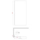 Душевая перегородка Koer SR SP02-100x200-TR-07 Walk-In прозрачное стекло Easy Clean 8мм, графит (KR5397)
