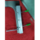 Душевая перегородка Koer SR SP02-100x200-TR-07 Walk-In прозрачное стекло Easy Clean 8мм, графит (KR5397)