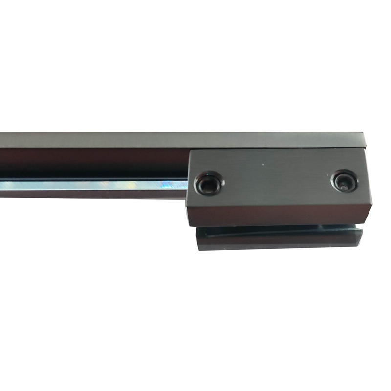 Душевая перегородка Koer SR SP02-100x200-TR-07 Walk-In прозрачное стекло Easy Clean 8мм, графит (KR5397)