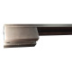 Душевая перегородка Koer SR SP02-100x200-TR-07 Walk-In прозрачное стекло Easy Clean 8мм, графит (KR5397)