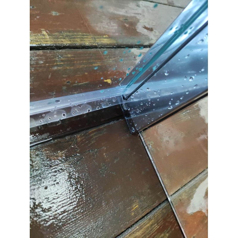 Душевая перегородка Koer SR SP03-120x200-TR-01 Walk-In прозрачное стекло Easy Clean 8мм, хром (KR5398)