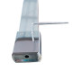 Душевая перегородка Koer SR SP03-120x200-TR-01 Walk-In прозрачное стекло Easy Clean 8мм, хром (KR5398)