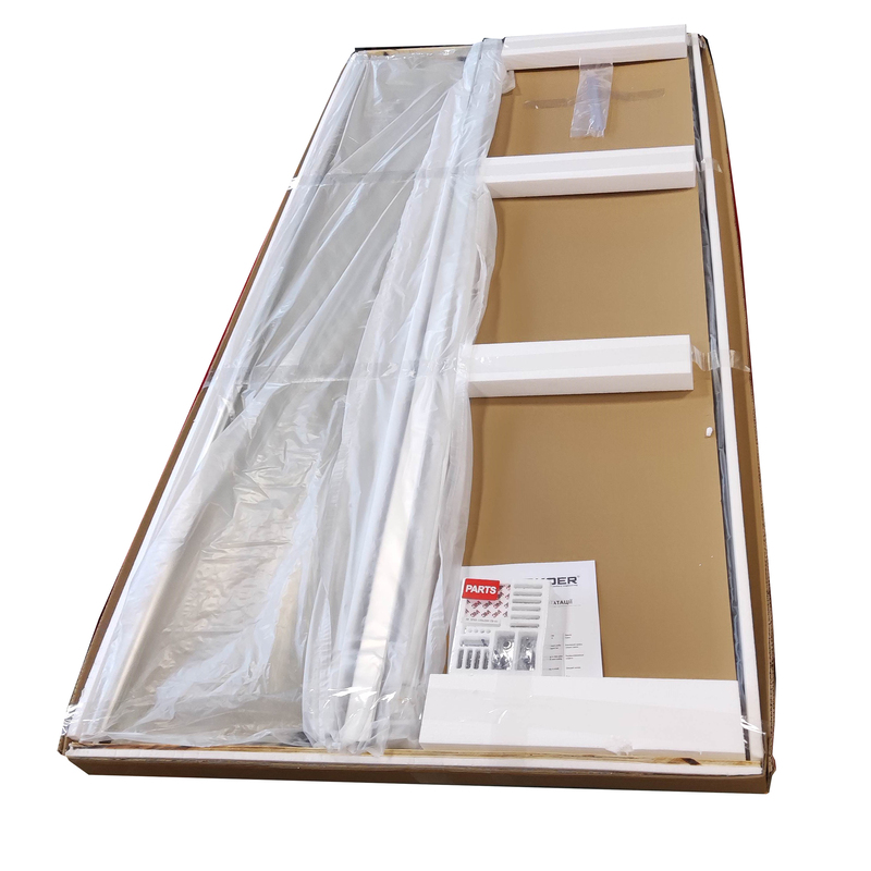 Душевая перегородка Koer SR SP03-30x200-TR-01 Walk-In (двиг. часть) прозрачное стекло Easy Clean 8мм, хром (KR5399)