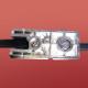 Душевая перегородка Koer SR SP03-30x200-TR-01 Walk-In (двиг. часть) прозрачное стекло Easy Clean 8мм, хром (KR5399)