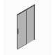Дверь в нишу Koer SR SD05-120x200-TR-01 прозрачное стекло Easy Clean 6мм, хром (KR5405)