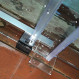 Дверь в нишу Koer SR SD05-120x200-TR-01 прозрачное стекло Easy Clean 6мм, хром (KR5405)